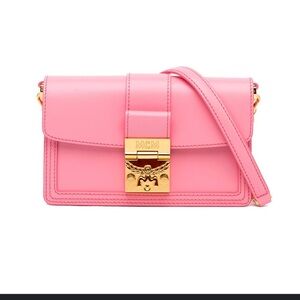 MCM Tracy Laurel Leather Chain Crossbody